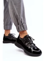 Dámské kožené sportovní boty M01/2 Zazoo černé