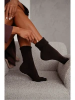 Dámské neškrtící ponožky Frottee čokoládové