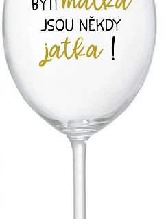 MATKA JSOU  priehľadný pohár na víno 350 ml model 22163821 - Giftela
