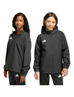 Dětská bunda adidas Entrada 26 All Weather černá JZ9104 Dětská bunda adidas Entrada 26 All Weather černá JZ9104