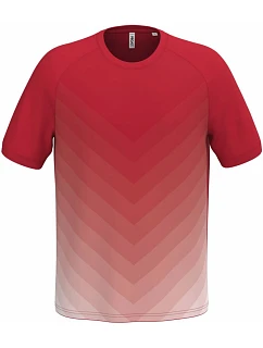 PA Unisex sportovní tričko s barevným 20. sporty red model 22461281 - Kariban ProAct