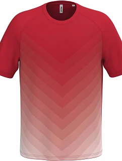 PA Unisex sportovní tričko s barevným 20. sporty red model 22461281 - Kariban ProAct