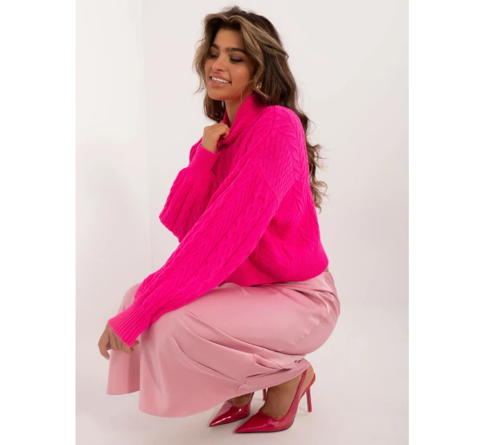 Svetr BA SW 0827.25 fluo růžový Svetr BA SW 0827.25 fluo růžový