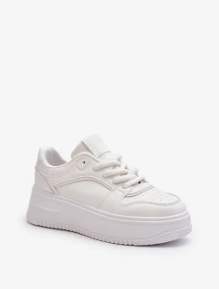Dámské Tenisky na platformě Eco Leather White Vhisper