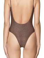 Jednodílné plavky A03986 - 0HFAI hnědá-zlatá - Diesel