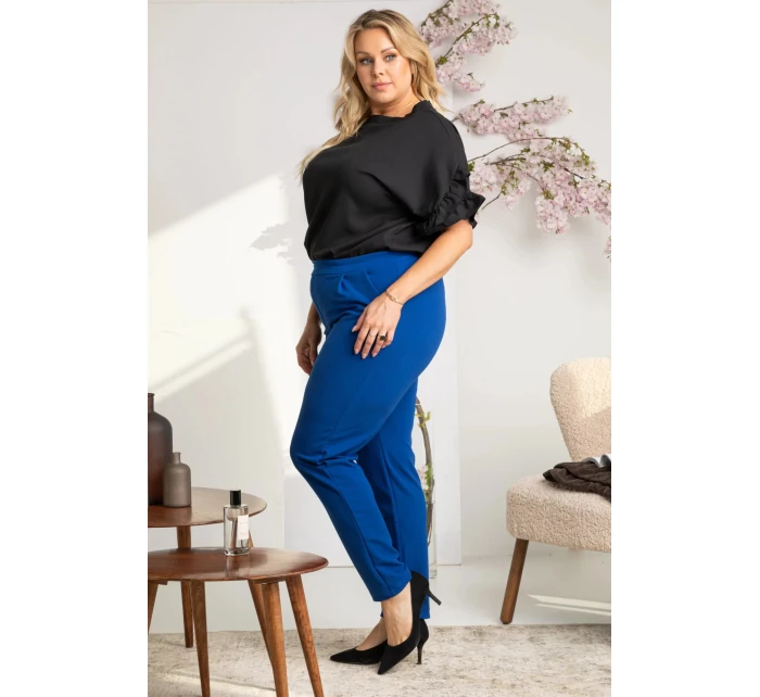 Dámské kalhoty  modrá  model 18201517 - Karko