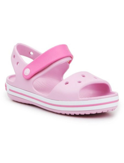 Dívčí dětské sandálky 12856-6GD Růžová - Crocs