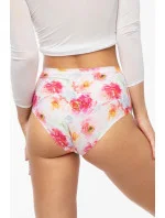 Kalhotky Peony Simple Maxi bílo-čersvené - Julimex Kalhotky Peony Simple Maxi bílo-čersvené - Julimex