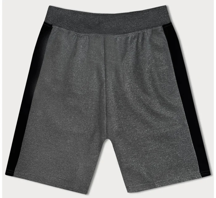 Tmavě šedé pánské sportovní kraťasy (8K281-5) Tmavě šedé pánské sportovní kraťasy (8K281-5)