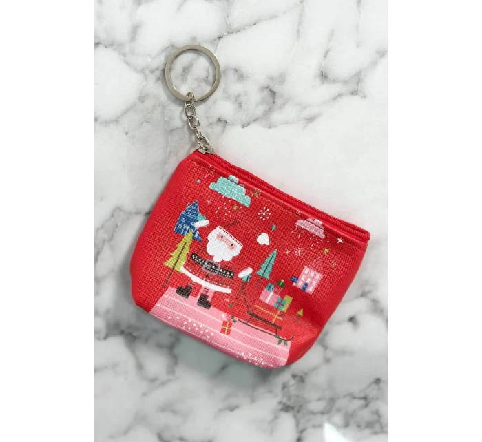 Kabelka s vánočním motivem model 18949628 červený - K-Fashion Kabelka s vánočním motivem model 18949628 červený - K-Fashion