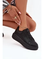 Dámské Tenisky Na Platformě Big Star model 21705695 Černé - Big Star Shoes Dámské Tenisky Na Platformě Big Star model 21705695 Černé - Big Star Shoes