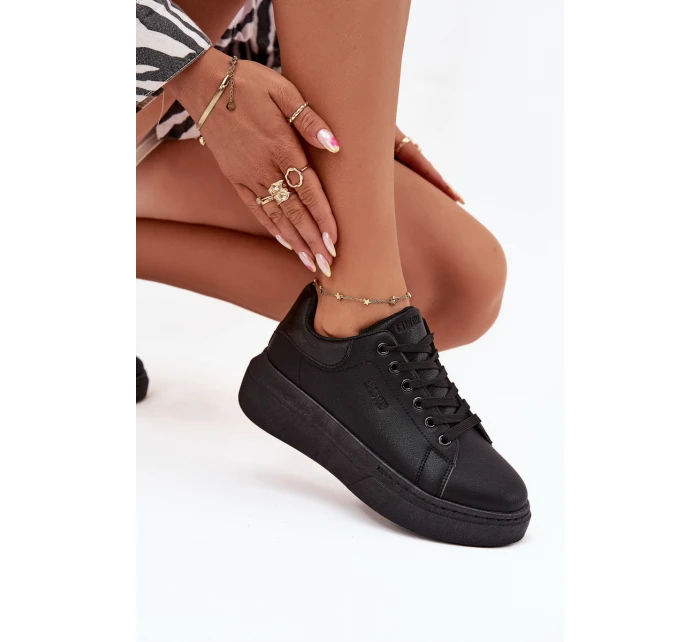 Dámské Tenisky Na Platformě Big Star model 21705695 Černé - Big Star Shoes Dámské Tenisky Na Platformě Big Star model 21705695 Černé - Big Star Shoes