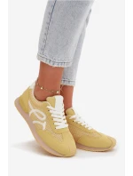 Sneakers Dámské Sportovní Žluté model 21919377 - Boto