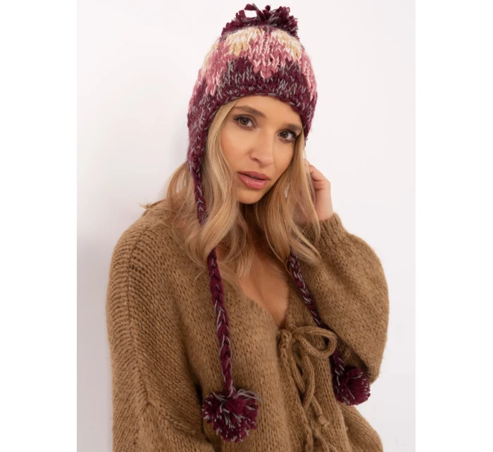 Čepice AT CZ CHA9213.91 bordó