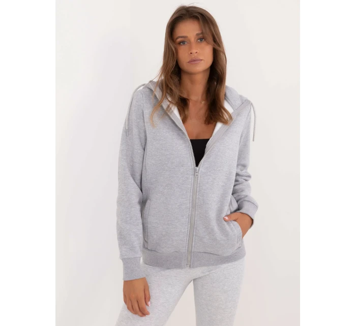 Mikina D10608BC02711B1 šedá Mikina D10608BC02711B1 šedá