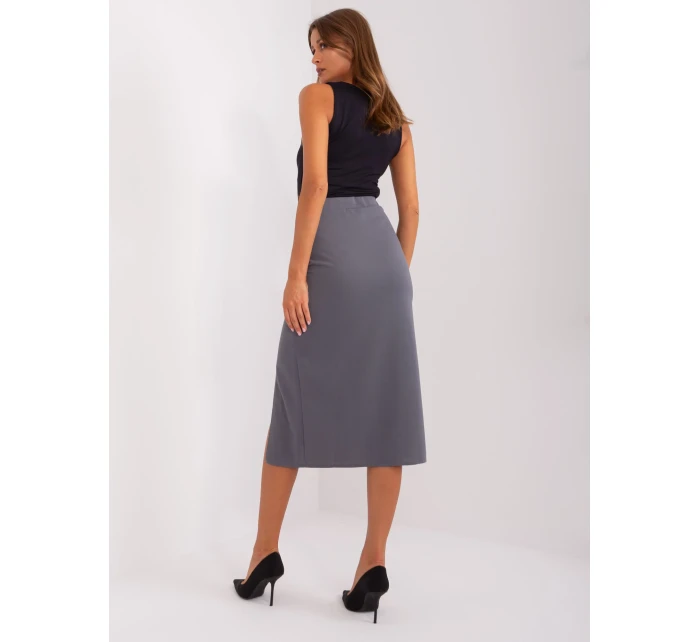 Sukně LK SD 509445.72P tmavě šedá