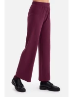 Kalhoty z úpletu švestka model 21379844 - BeWear Kalhoty z úpletu švestka model 21379844 - BeWear