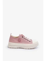 Dámské tenisky na masivní podrážce Big Star Pink Dámské tenisky na masivní podrážce Big Star Pink