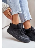 Zateplené Dámské Tenisky Big Star Černé Zateplené Dámské Tenisky Big Star Černé