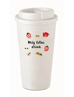 Personalizovaný cestovní termohrnek s letním mixem