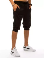 Pánské černé teplákové šortky FashionStreet SX1534