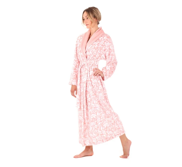 Dámský župan Flora 2556 3053 růžová perla - Vestis Dámský župan Flora 2556 3053 růžová perla - Vestis