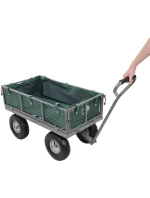 ZAHRADNÍ VOZÍK S PŘÍVĚSEM NA KOLEČKÁCH 270 KG