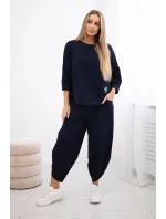 Souprava Punto Milano Winter tepláky + kalhot Námořnická modř Souprava Punto Milano Winter tepláky + kalhot Námořnická modř