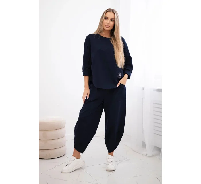 Souprava Punto Milano Winter tepláky + kalhot Námořnická modř Souprava Punto Milano Winter tepláky + kalhot Námořnická modř