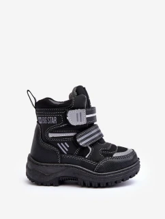 Dětské zateplené sněhule s černé Big model 21637277 - Big Star Shoes