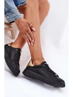 Dámské Sneakersy Z Eko Kůže Big Star model 21693190 Černé - Big Star Shoes Dámské Sneakersy Z Eko Kůže Big Star model 21693190 Černé - Big Star Shoes