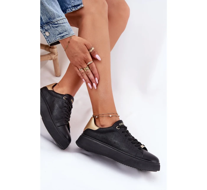 Dámské Sneakersy Z Eko Kůže Big Star model 21693190 Černé - Big Star Shoes Dámské Sneakersy Z Eko Kůže Big Star model 21693190 Černé - Big Star Shoes