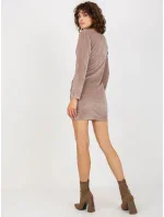 Šaty RP SK model 17903558 tmavě lila - FPrice Šaty RP SK model 17903558 tmavě lila - FPrice