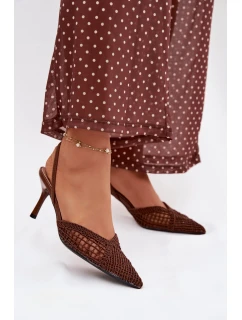 Sandály na podpatku  model 224494 Step in style