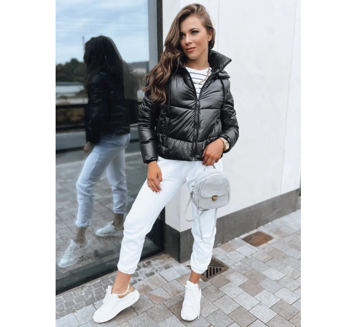 Dámská prošívaná přechodová bunda LOLAROSE černá FashionStreet TY3684