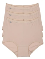 Dámské kalhotky 3 pack Basic maxi beige - Sloggi