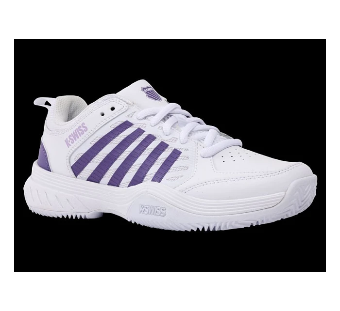 Tenisky K-swiss COURT EXPRESS 2 CLAY WHITE/PURPLE HAZE/NEON LAVENDER-M (94429-151-M)