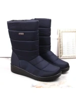 Dámské vysoké sněhule W EVE436B navy blue - Novinky