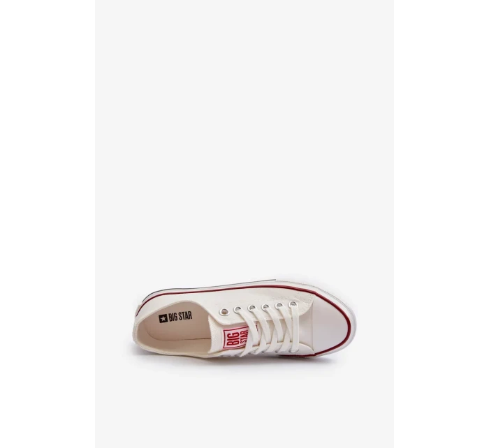 Dámské nízké tenisky Big Star Bílé Dámské nízké tenisky Big Star Bílé