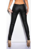 Sexy KouCla leatherlookpants with zip