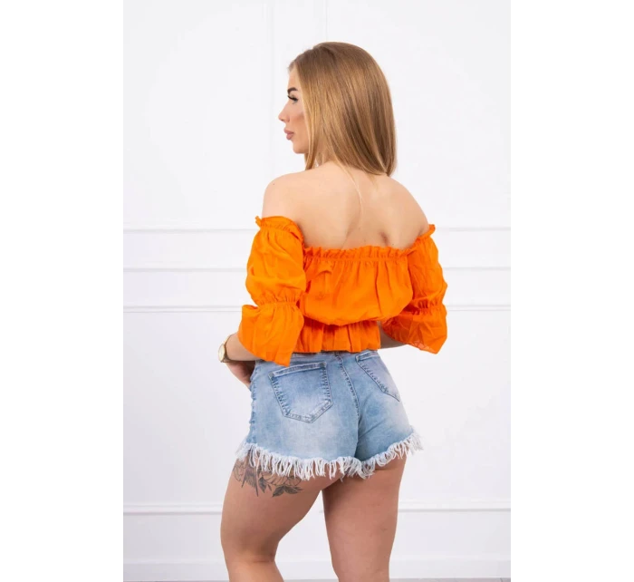 Dámská halenka model 21770361 oranžová - Kesi