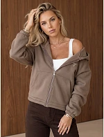 Bluza damska z kapturem rozpinana ocieplana fango model 22544861 - FashionStreet Bluza damska z kapturem rozpinana ocieplana fango model 22544861 - FashionStreet