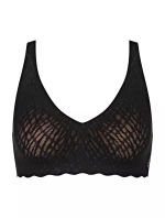 Dámská podprsenka ZERO Feel Bliss Soft bra - BLACK - černá 0004 - SLOGGI