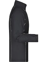 Daiber JN 1122 Pánská softshell bunda s odepínacími rukávy 02.1122 black/silver