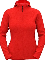 Stedman Lux Knit Fleece Jacket Women Dámská pletená fleecová bunda s kapucí 05.5560 scarlet red heather