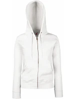 Premium LadyFit Hooded Jacket Dámská mikina s kapucí model 22455390 white - Fruit of the Loom Premium LadyFit Hooded Jacket Dámská mikina s kapucí model 22455390 white - Fruit of the Loom
