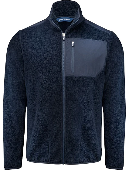 Cutter & Buck Cascade Sherpa Men Pánská fleecová bunda Sherpa 68.1470 dark navy Cutter & Buck Cascade Sherpa Men Pánská fleecová bunda Sherpa 68.1470 dark navy