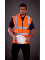 Yoko HV 008F Hi-Vis Oboustranná Fleecová Vesta 79.008F hi vis yellow Yoko HV 008F Hi-Vis Oboustranná Fleecová Vesta 79.008F hi vis yellow