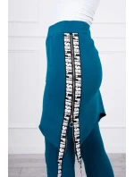 Kalhoty/oblek s nápisem selfie marine