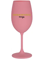 DEFRAGMENTÁCIA MOZGU - ružový pohár na víno 350 ml